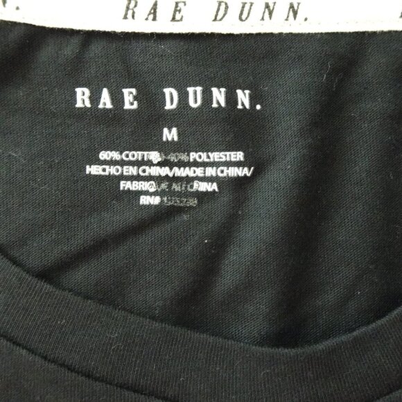 Rae Dunn T-Shirt Women's Size M Black YOU GOT THIS Short Sleeve Cotton Blend - Picture 5 of 9